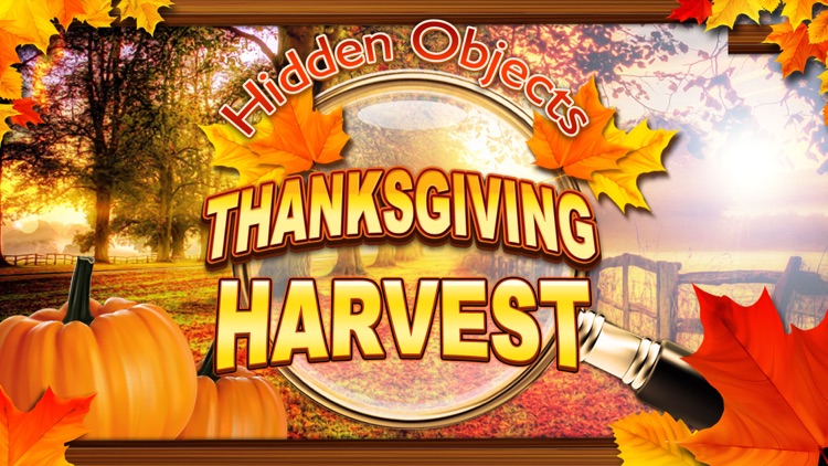 Hidden Objects Thanksgiving Fall Harvest Puzzle