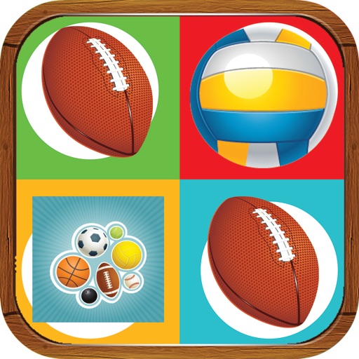 Sport Equipment Match Game for Kids brain training iOS App