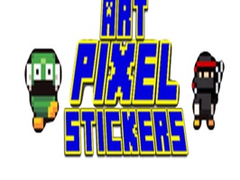 Pixel Art Stickers - Show off your feelings by adding some fun pixel art stickers