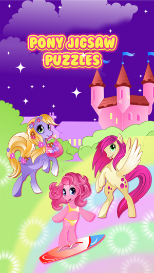 Pony Games for Girls My little Jigsaw Pony Puzzles(圖1)-速報App