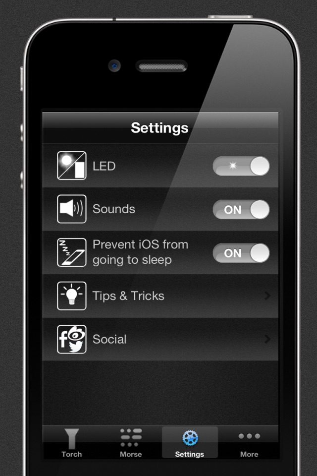 Flashlight & Morse Utility screenshot 3