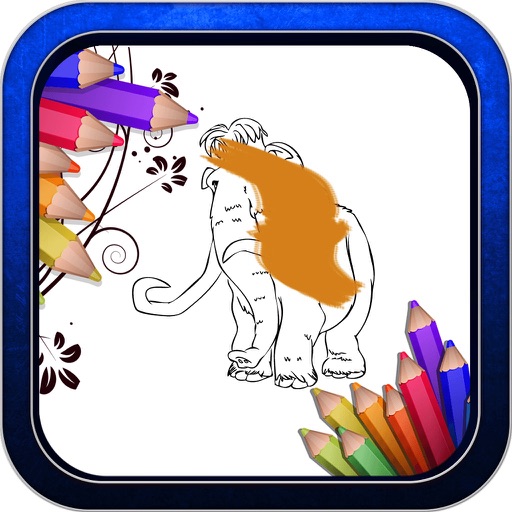 Color Book Game "for Ice Age Version" iOS App