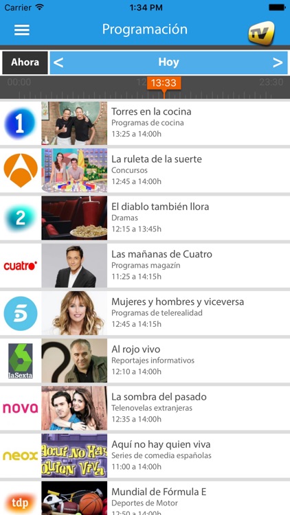 Sincro Guía TV - Programación TV