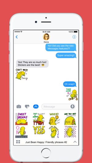 Just Bean Happy: #2 English and Japanese stickers(圖1)-速報App