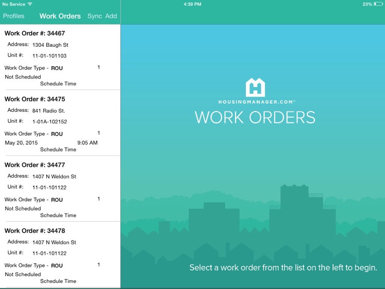 Mobile Work Order
