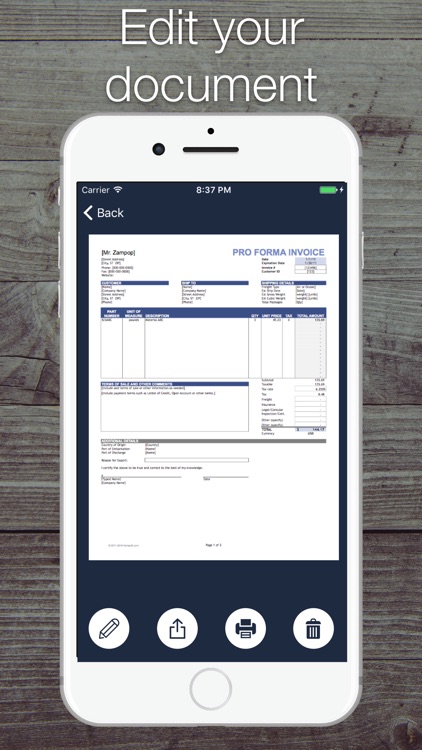 PDF Scanner, Editor & Printer screenshot-3