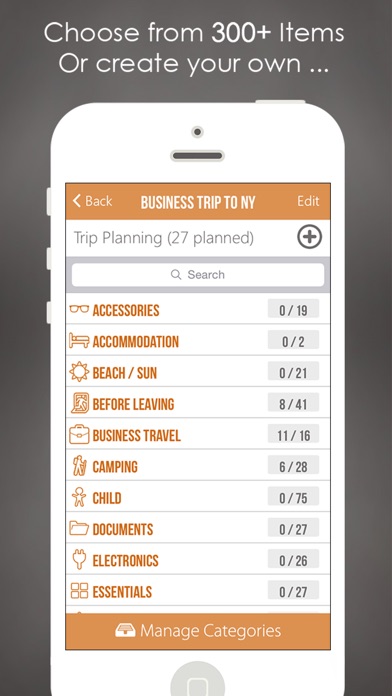 Packing Planner PRO - The Packing List Travel Companion & Trip Packing List App. Best Travel Checklist for Holiday Vacation, Camping, Moving (+To Do Organizer!) Screenshot 5