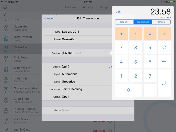 MoneyWell for iPad screenshot-3