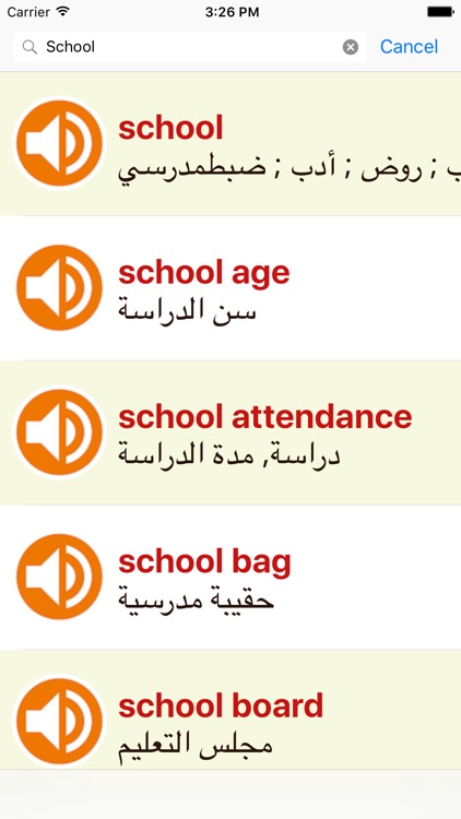 English Arabic Dictionary Offline Free For IPad screenshot-4