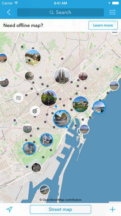 Screenshot of Barcellona mappa offline e guida della città2