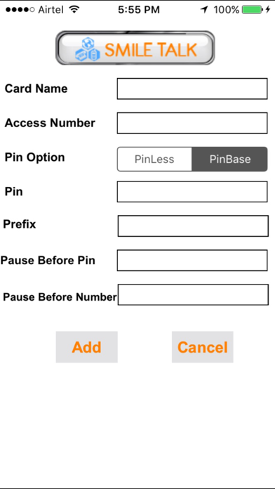 How to cancel & delete SMILE TALK Calling Card from iphone & ipad 3