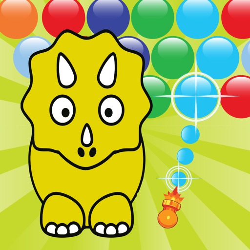 Amazing Dino World Bubble Shooter for Kids iOS App