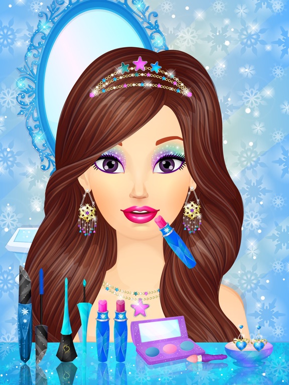 Скачать Ледяная Принцесса макияж и мода - игры для девочек