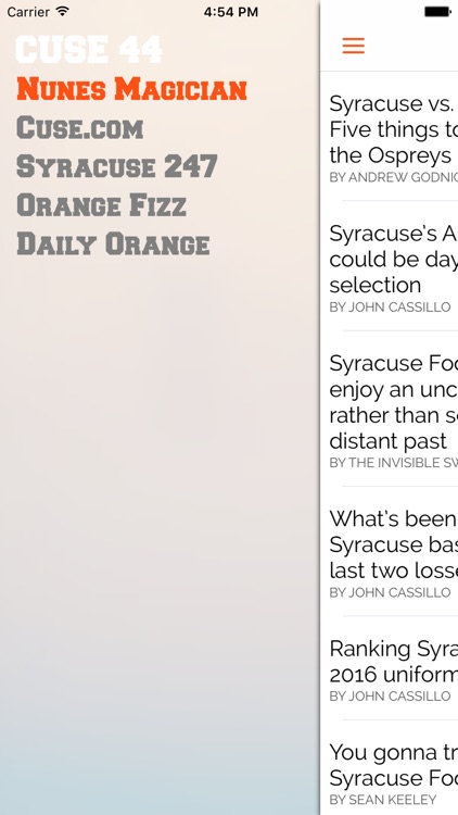 Orange Fizz - Daily Syracuse Sports News