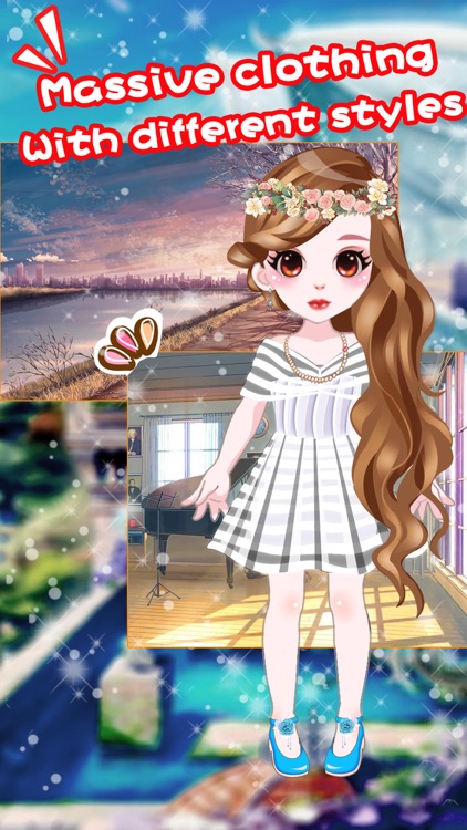 Dressup glamorous Top Girl - Makeover girly games