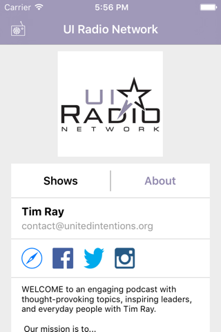 UI Radio Network screenshot 3