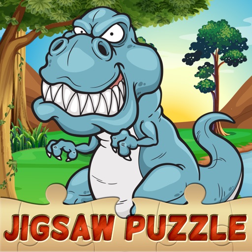 Dinosaur Jigsaw Puzzle for Kid Learning Games Icon