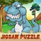 dinosaur puzzles is a beautiful jigsaw game featuring prehistoric creatures in lush jungle landscapes