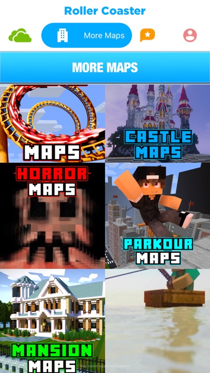 Roller Coasters in MINECRAFT PE Pocket Edition Map
