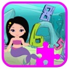 123 Mermaid Learn Number Jigsaw Puzzle Kids Game