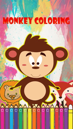 257 monkey coloring1