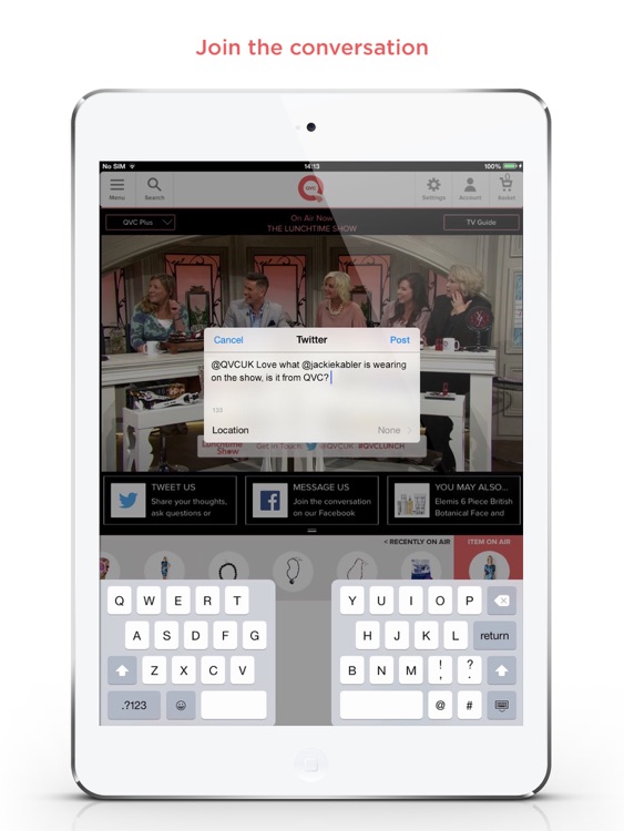 QVC iPad edition