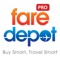 The pro version of this app provides you membership to FareDepot