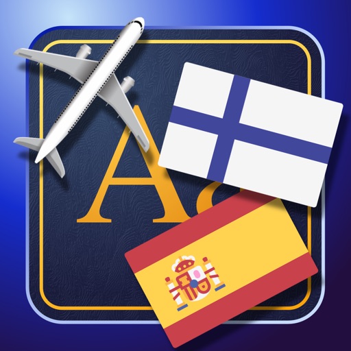 Trav Spanish-Finnish Dictionary-Phrasebook icon