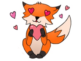 Get your Fox Cute Sticker