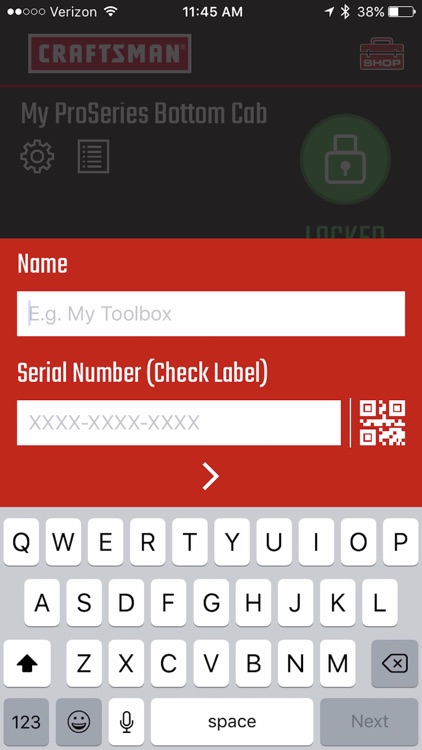 Craftsman Smart Lock Toolbox screenshot-4