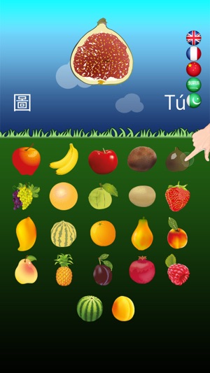 Multilingual Fruits Go for Kids(圖2)-速報App