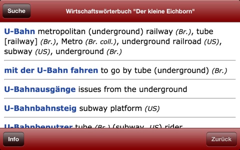 Business Dictionary DE-EN screenshot 4