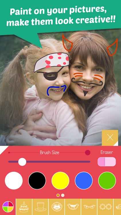 StickonPic Photo booth : Fun sticker app editor and props for adults