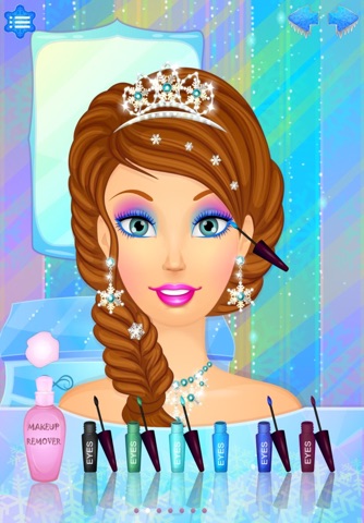 Snow Queen Salon - Frosted Princess Makeover Game screenshot 4