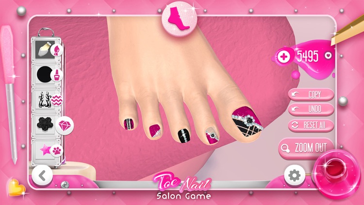 Toe Nail Salon Game for Fashion Girls: Foot Nail Makeover and Pedicure Designs