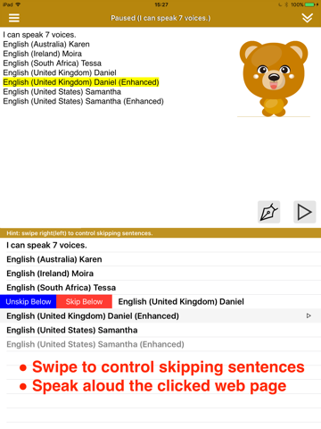 SpeakEnglish 2 (41 English TTS Voices) screenshot 2