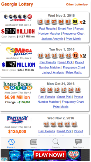 Nj Pick 6 Frequency Chart