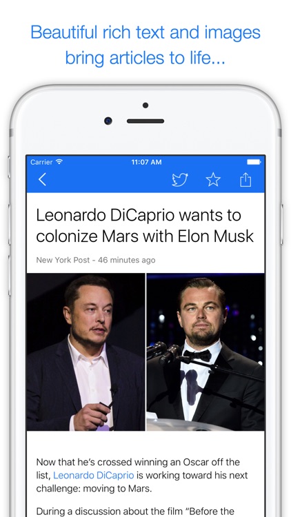 Algo: Real-time news