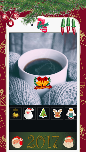 Merry Christmas Collage & Photo Editor + Stickers(圖3)-速報App