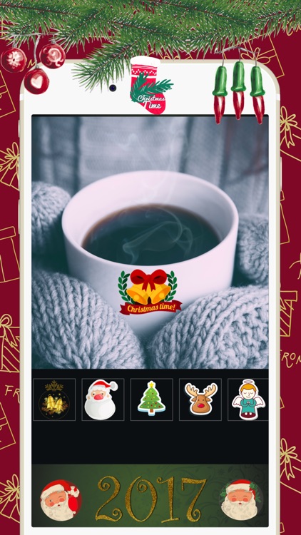 Merry Christmas Collage & Photo Editor + Stickers