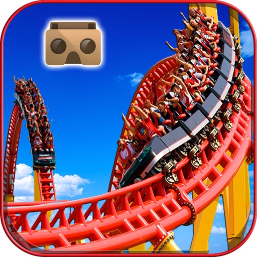 VR Roller Coaster 3d icon