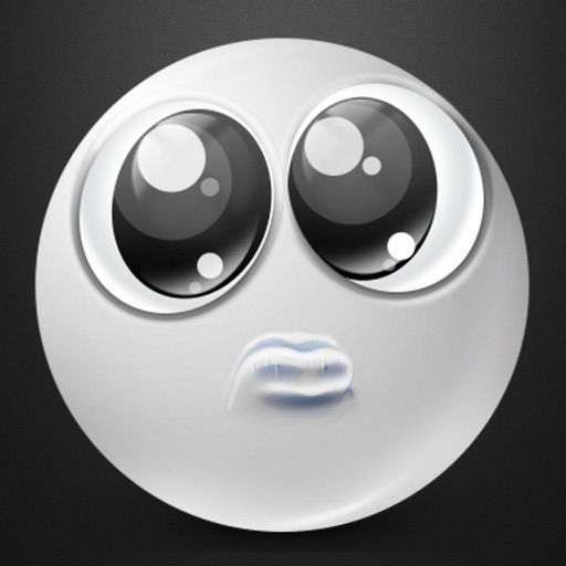 Grey Smiley Stickers icon