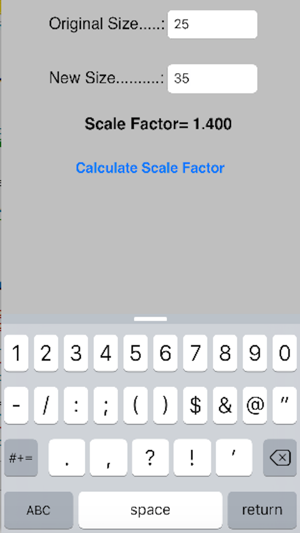 Scale Factor