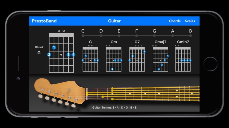 PrestoBand Guitar and Piano