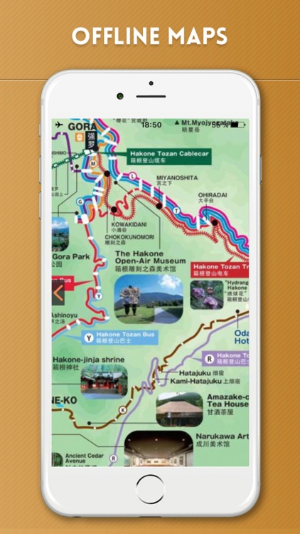 Hakone Travel Guide with Offline City Street Map screenshot-4