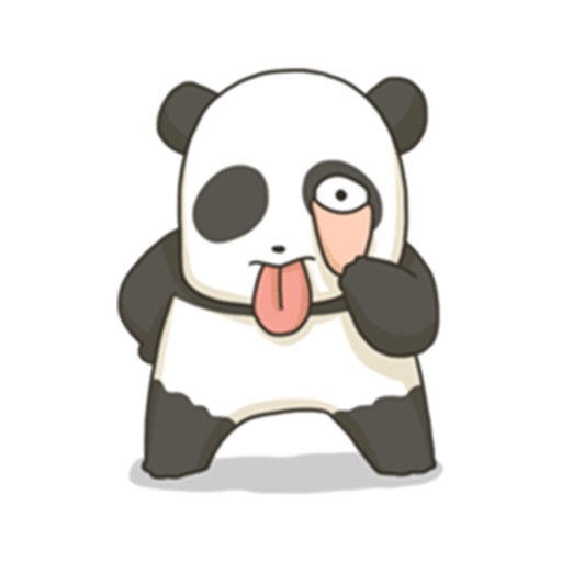Cute Panda Sticker iOS App
