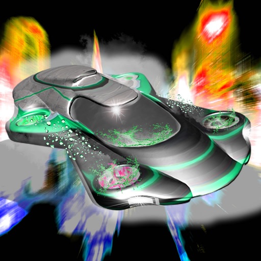 Action Patrol Chase Aerial : Futuristic Car Icon