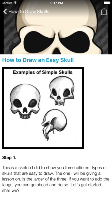 How to cancel & delete How To Draw Skulls - Step By Step Drawing from iphone & ipad 2