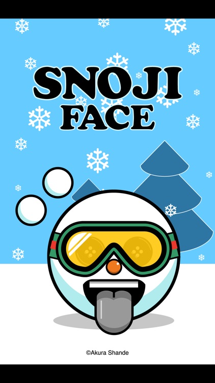 Snoji Face Stickers - Winter Emoji Meme