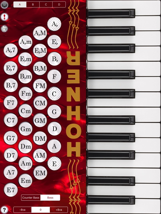 Hohner MIDI Piano Accordion MIDI Controller